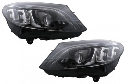 Full Multibeam LED Headlights for Mercedes C-Class W205 S205 (2014–2018) LHD