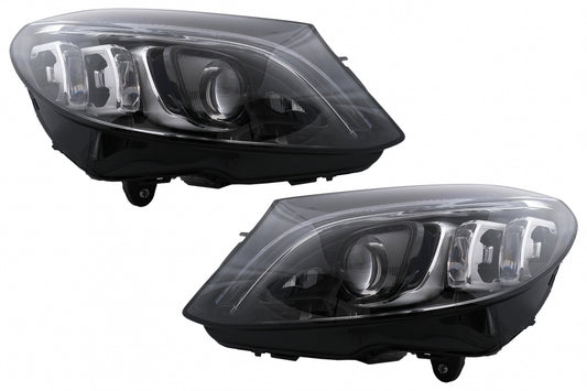 Full Multibeam LED Headlights for Mercedes C-Class W205 S205 (2014–2018) LHD