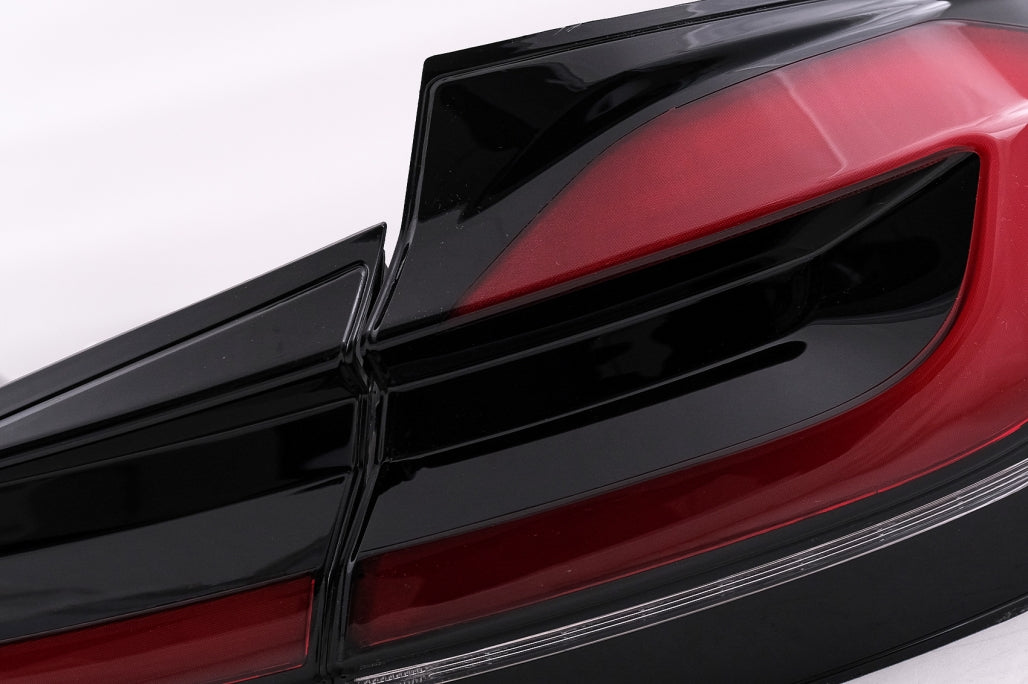 G30 LCI Style LED Taillights Red Black Sequential for BMW 5 Series F10 (2011–2017)
