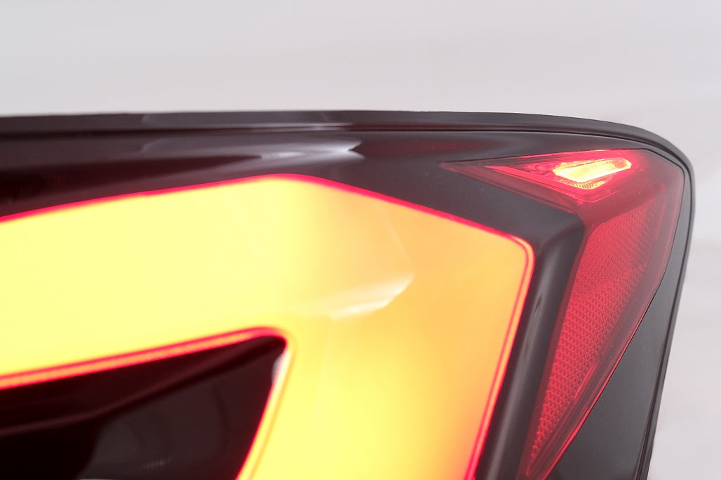 G30 LCI Style LED Taillights Red Black Sequential for BMW 5 Series F10 (2011–2017)