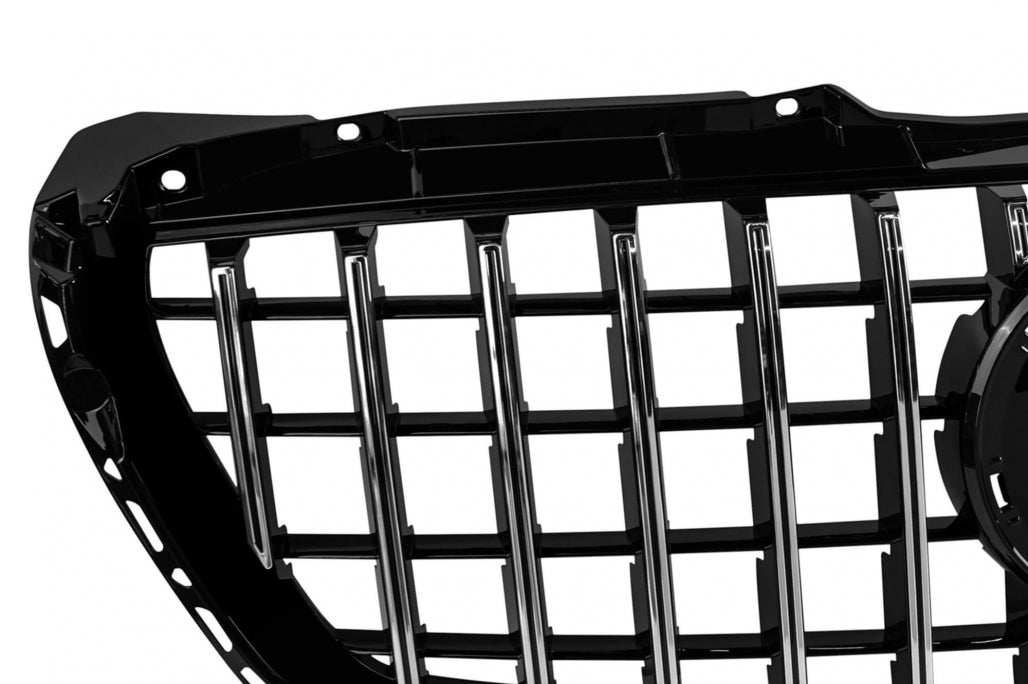 GT Style Front Grille Chrome Black for Mercedes Sprinter W906 (2014–2017)