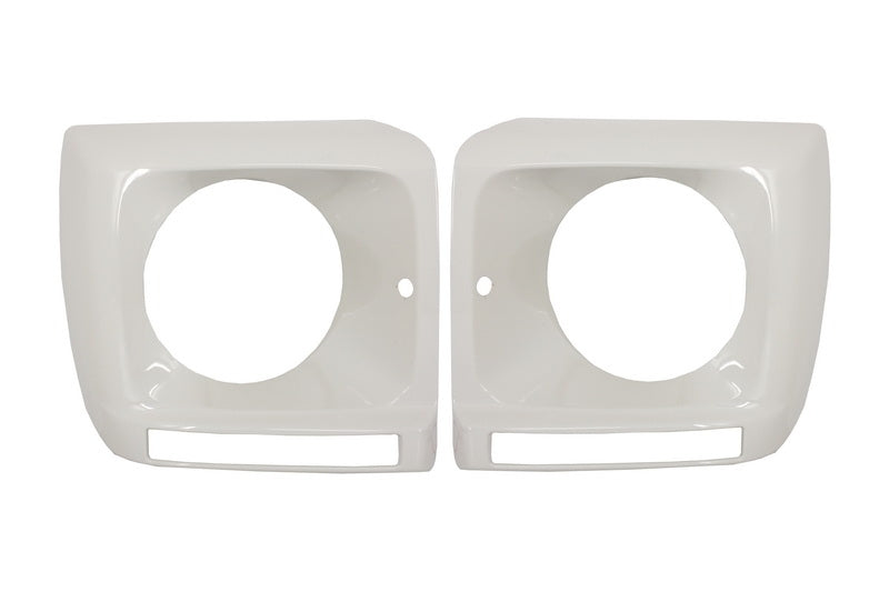 Headlight Covers with LED DRL for Mercedes G-Class W463 (1989–2012) G65 Design White