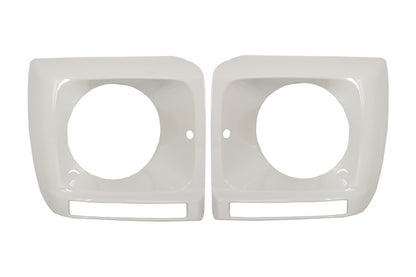 Headlight Covers with LED DRL for Mercedes G-Class W463 (1989–2012) G65 Design White