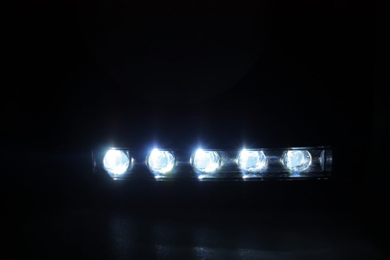 Headlight Covers with LED DRL for Mercedes G-Class W463 (1989–2012) G65 Design White