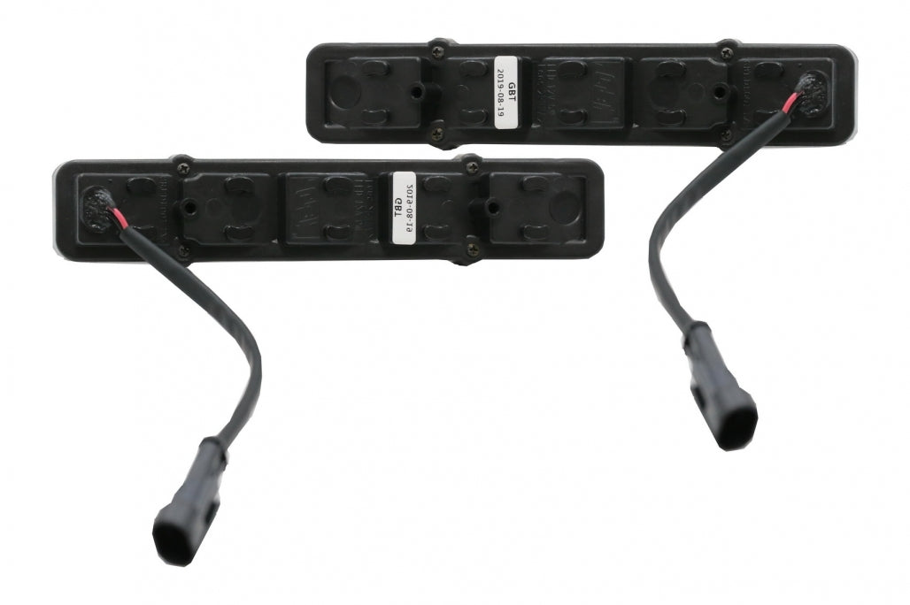 Headlight Covers with LED DRL for Mercedes G-Class W463 (1989–2012) G65 Design White