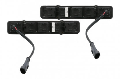 Headlight Covers with LED DRL for Mercedes G-Class W463 (1989–2012) G65 Design White