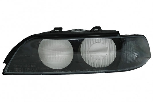 Headlight Lens Left Side Smoke Grey for BMW 5 Series E39 (1995–2000)
