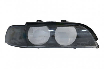 Headlight Lens Right Side Smoke Grey for BMW 5 Series E39 (1995–2000)