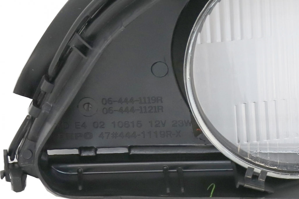Headlight Lens Right Side Smoke Grey for BMW 5 Series E39 (1995–2000)