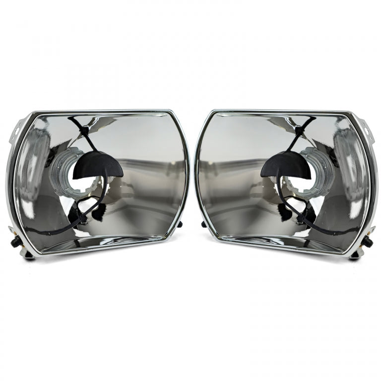 Headlight Reflectors Set Manual Adjustment 6-Pin for Mercedes R107 SL  C107 SLC (1971–1989)