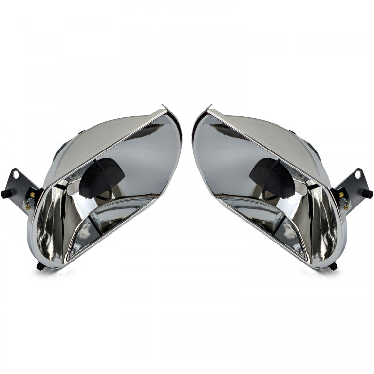 Headlight Reflectors Set Manual Adjustment 6-Pin for Mercedes R107 SL  C107 SLC (1971–1989)