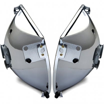 Headlight Reflectors Set Manual Adjustment 6-Pin for Mercedes R107 SL  C107 SLC (1971–1989)
