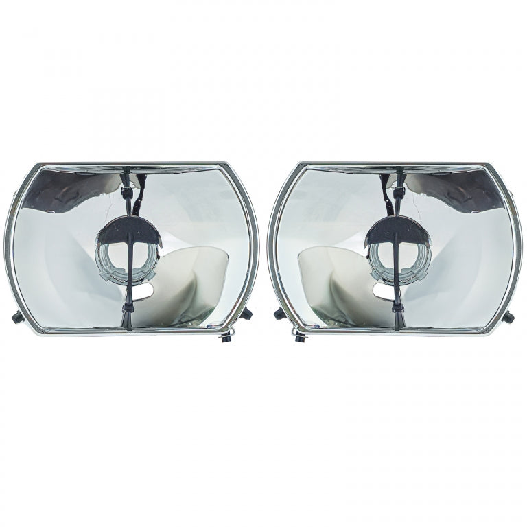 Headlight Reflectors Set with Adjustment 5-Pin for Mercedes R107 SL  C107 SLC (1985–1989)