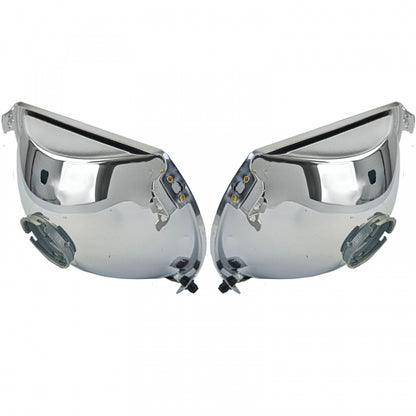 Headlight Reflectors Set with Adjustment 5-Pin for Mercedes R107 SL  C107 SLC (1985–1989)