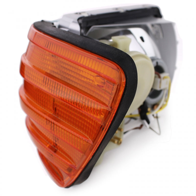 Headlight Set with LWR 5-Pin Right & Left for Mercedes SL R107  SLC C107 (1971–1989)