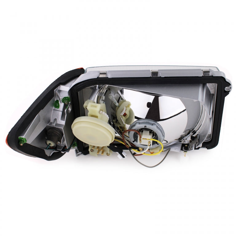 Headlight Set with LWR 5-Pin Right & Left for Mercedes SL R107  SLC C107 (1971–1989)