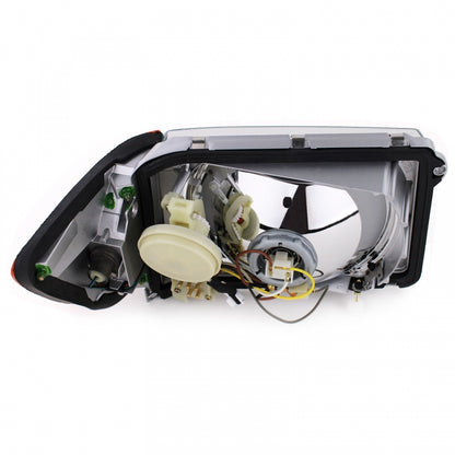 Headlight Set with LWR 5-Pin Right & Left for Mercedes SL R107  SLC C107 (1971–1989)