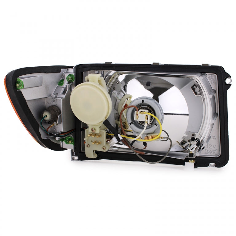 Headlight Set with LWR 5-Pin Right & Left for Mercedes SL R107  SLC C107 (1971–1989)