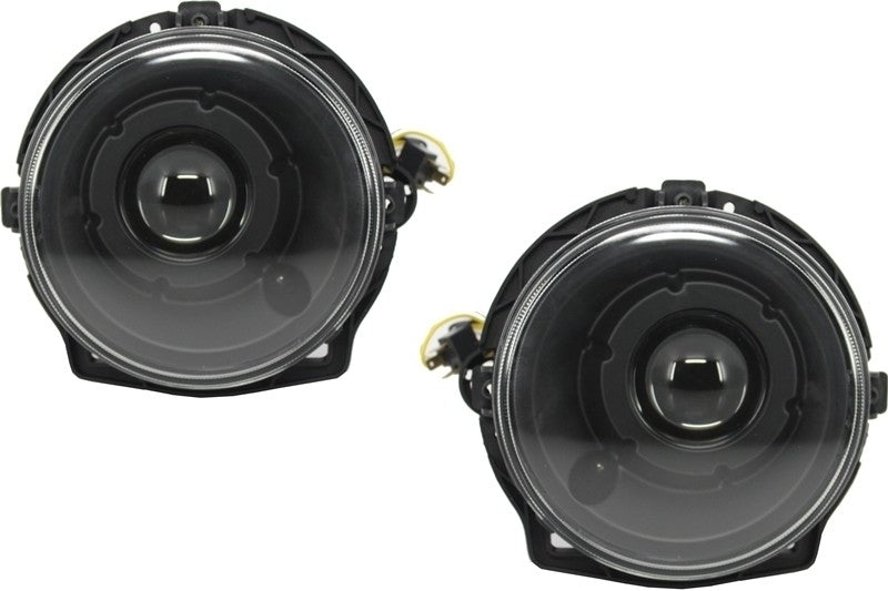 Headlights G65 Design Bi-Xenon Look Black with White LED DRL for Mercedes G-Class W463 (1989–2012)