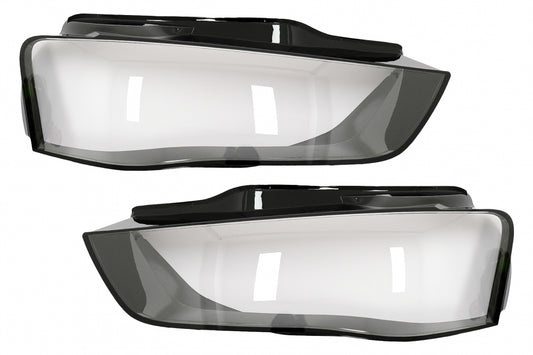 Headlights Lens Glasses Clear for Audi A4 B8.5 8K2 Sedan / Avant (2012–2015)