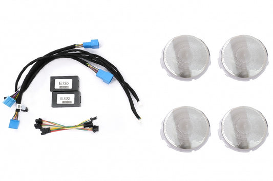 Interior LED Upgrade Kit 64 Colors with Rotary Tweeters for Mercedes E-Class W213 S213 (2016–2019)