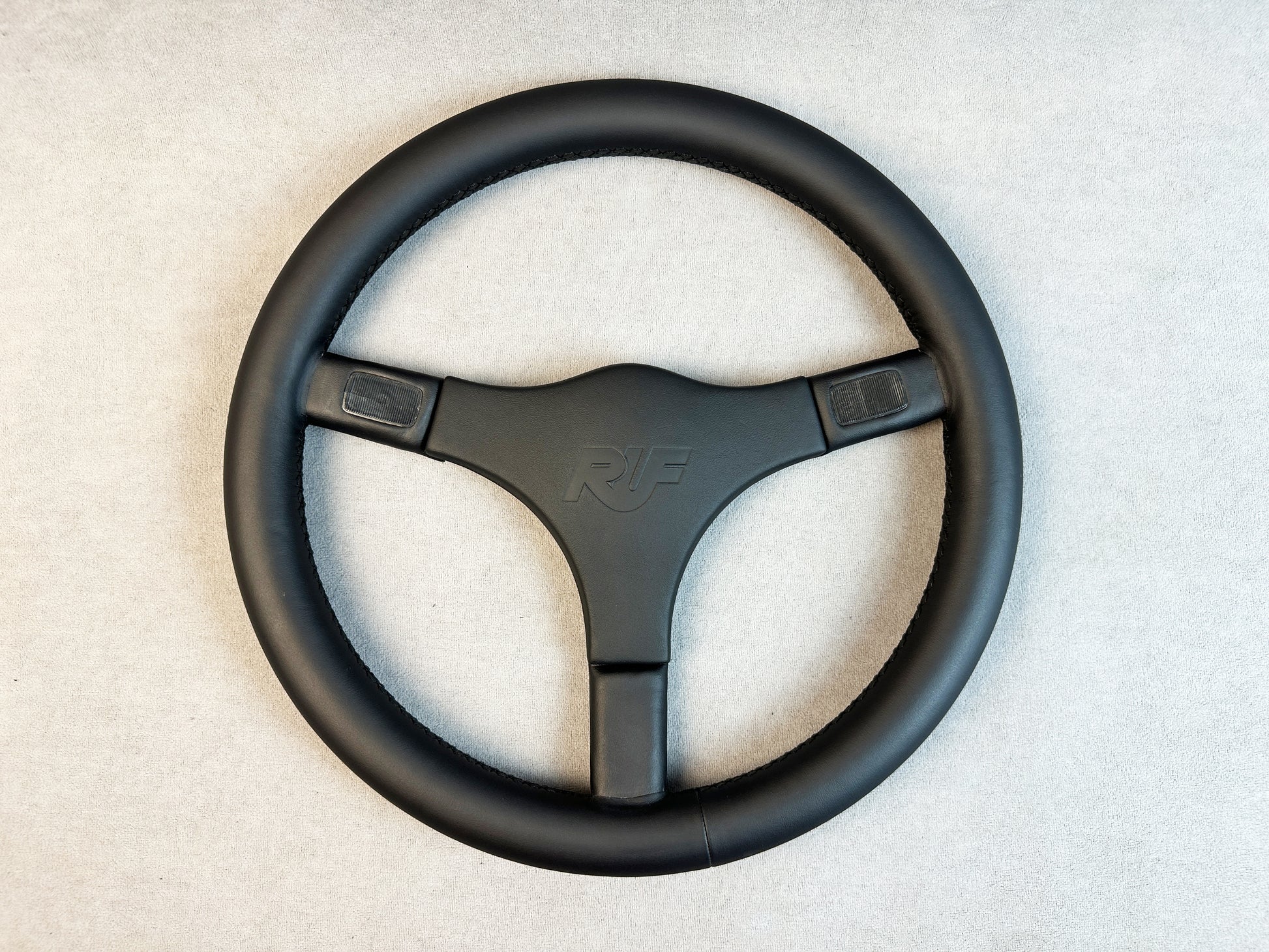 Italvolanti RUF black leather steering wheel for Porsche 911