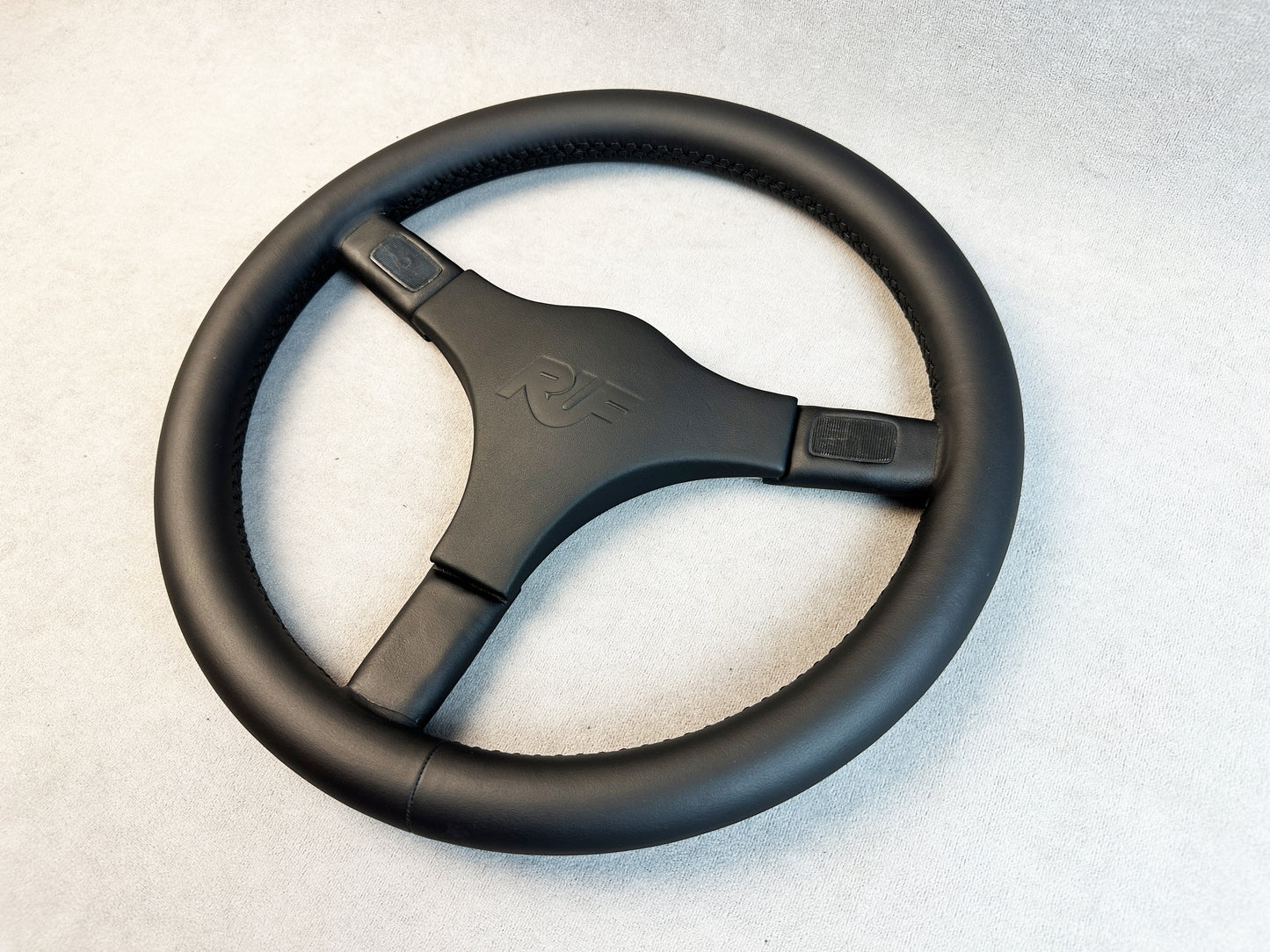 Vintage Italvolanti Porsche steering wheel with classic three-spoke design