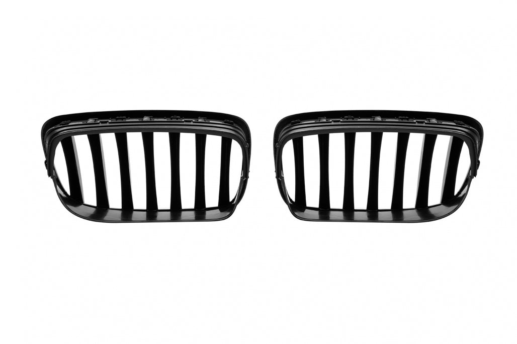 Kidney Grilles Black Lacquer for BMW X5 E70 (2007-2013) X6 E71 (2008-2013)