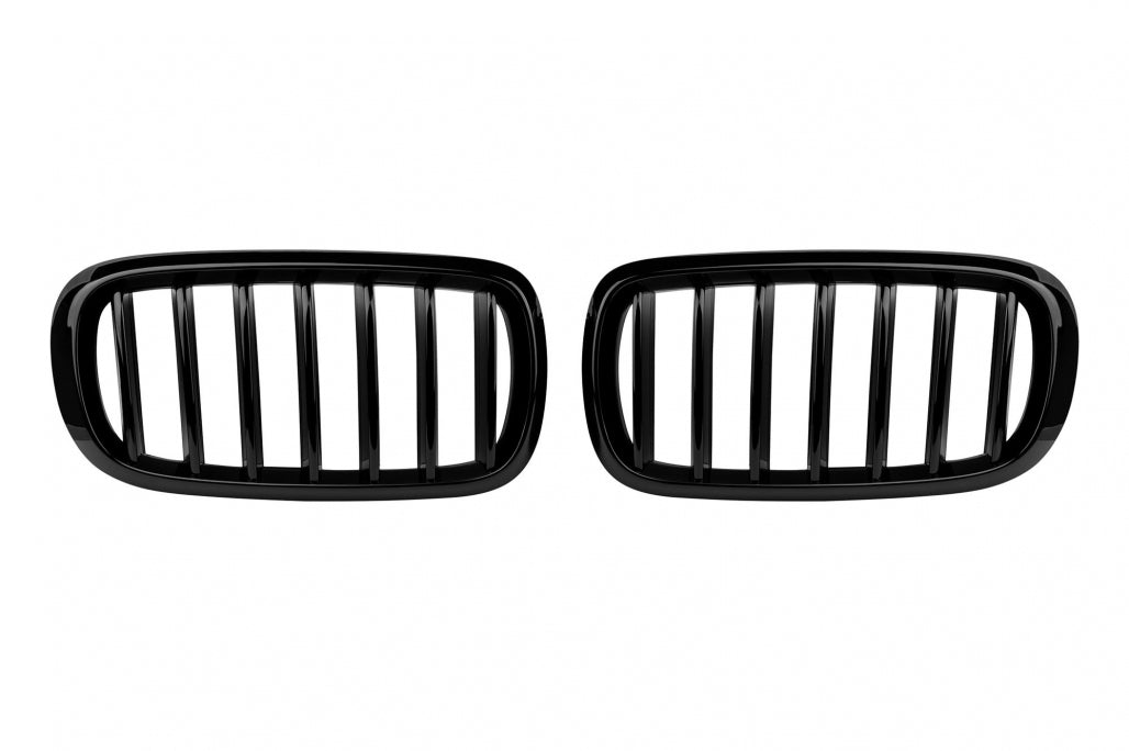 Kidney Grilles Black Lacquer for BMW X5 F15 (2013-2018) X6 F16 (2014-2019)