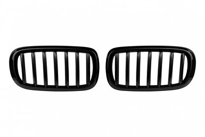 Kidney Grilles Black Lacquer for BMW X5 F15 (2013-2018) X6 F16 (2014-2019)