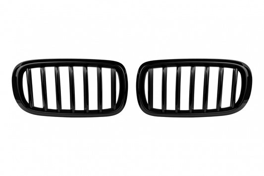 Kidney Grilles Black Lacquer for BMW X5 F15 (2013-2018) X6 F16 (2014-2019)
