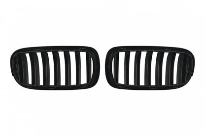 Kidney Grilles Black Lacquer for BMW X5 F15 (2013-2018) X6 F16 (2014-2019)
