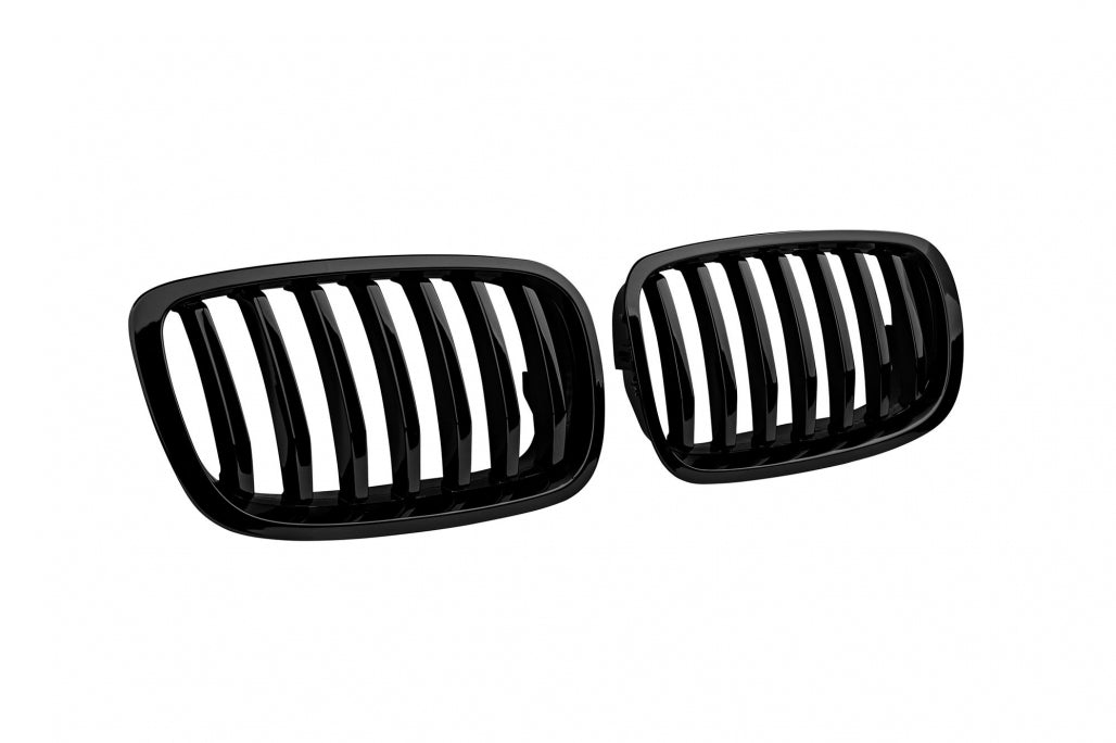 Kidney Grilles Black Lacquer for BMW X6 E71 (2011-2014)