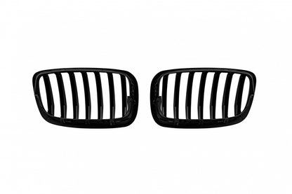 Kidney Grilles Black Lacquer for BMW X6 E71 (2011-2014)