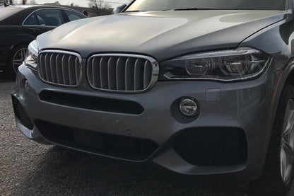Kidney Grilles Chrome Gray for BMW X5 F15 (2013-2018) X6 F16 (2014-2019)