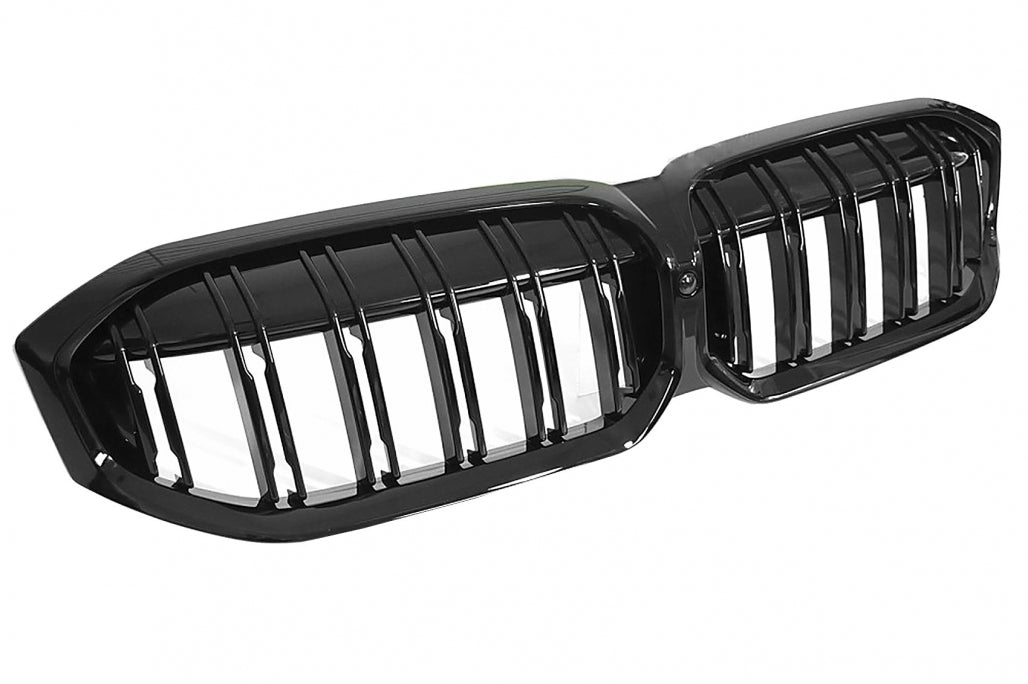 Kidney Grilles Double Stripe M Design Piano Black for BMW 3 Series G20 G21 LCI (2023–2025)