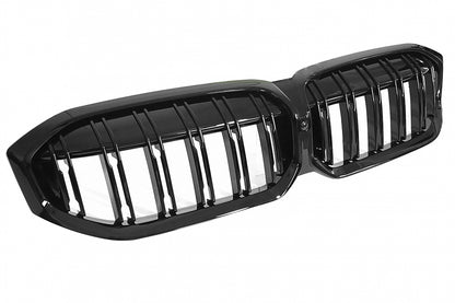 Kidney Grilles Double Stripe M Design Piano Black for BMW 3 Series G20 G21 LCI (2023–2025)