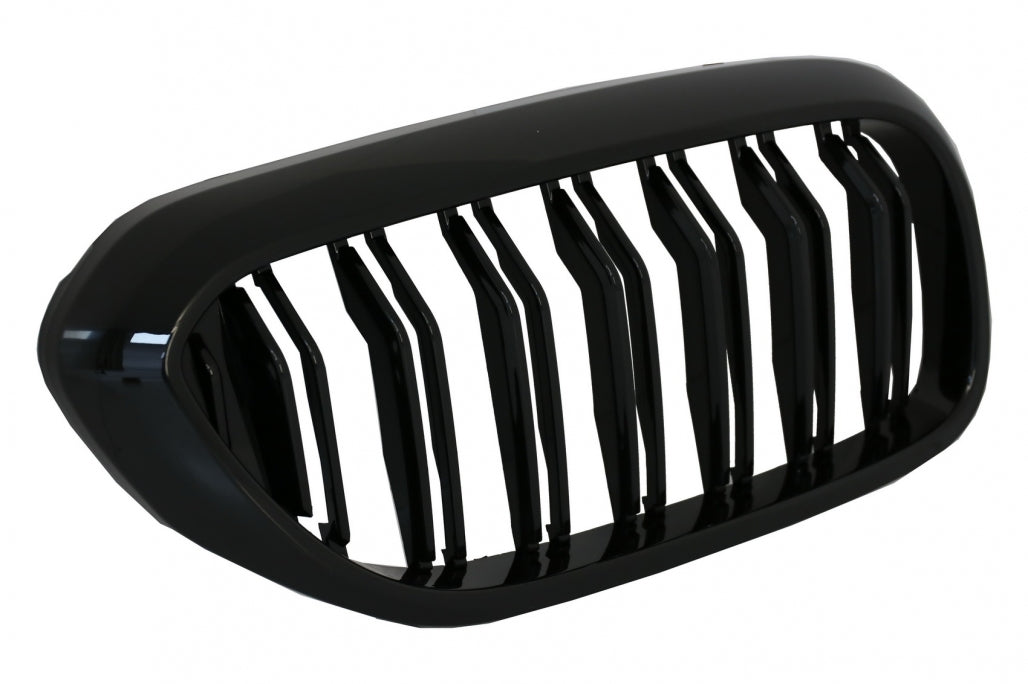 Kidney Grilles Double Stripe M Design Piano Black for BMW 5 Series G30 G31 (2017–2019)