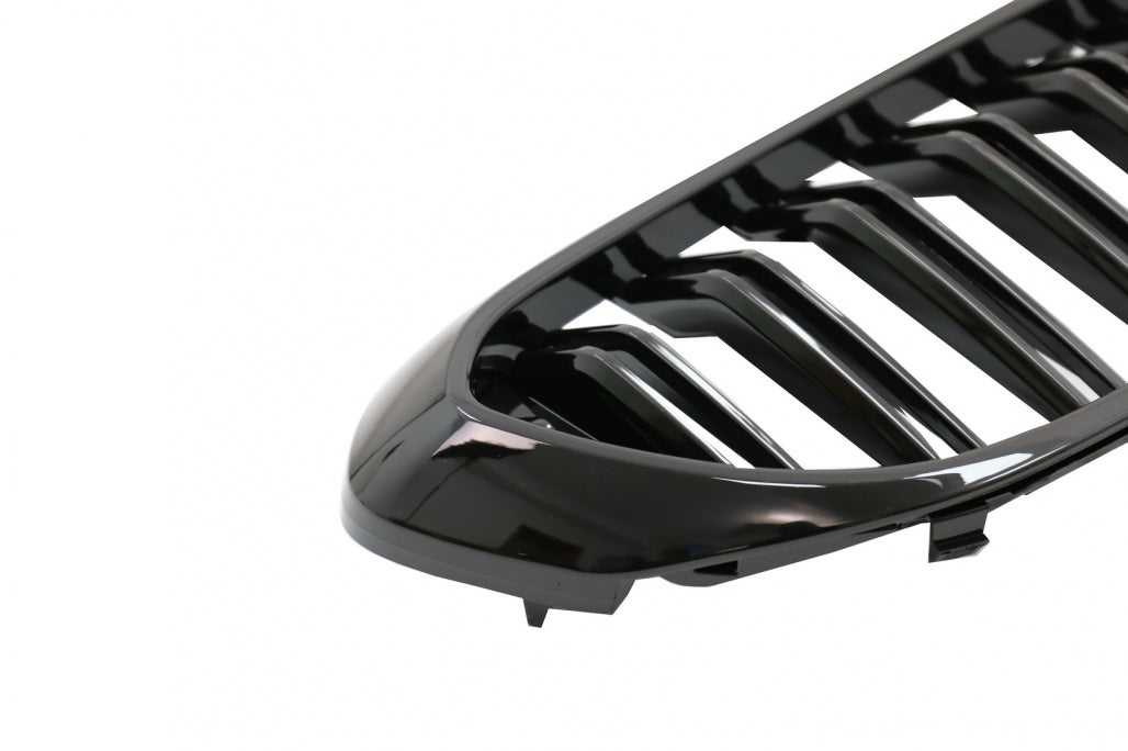 Kidney Grilles Double Stripe M Design Piano Black for BMW 5 Series G30 G31 (2017–2019)