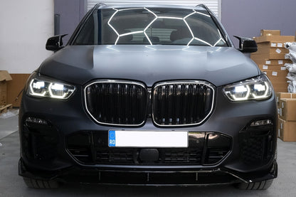Kidney Grilles Double Stripe M Design Piano Black for BMW X5 G05 (2018-Up)
