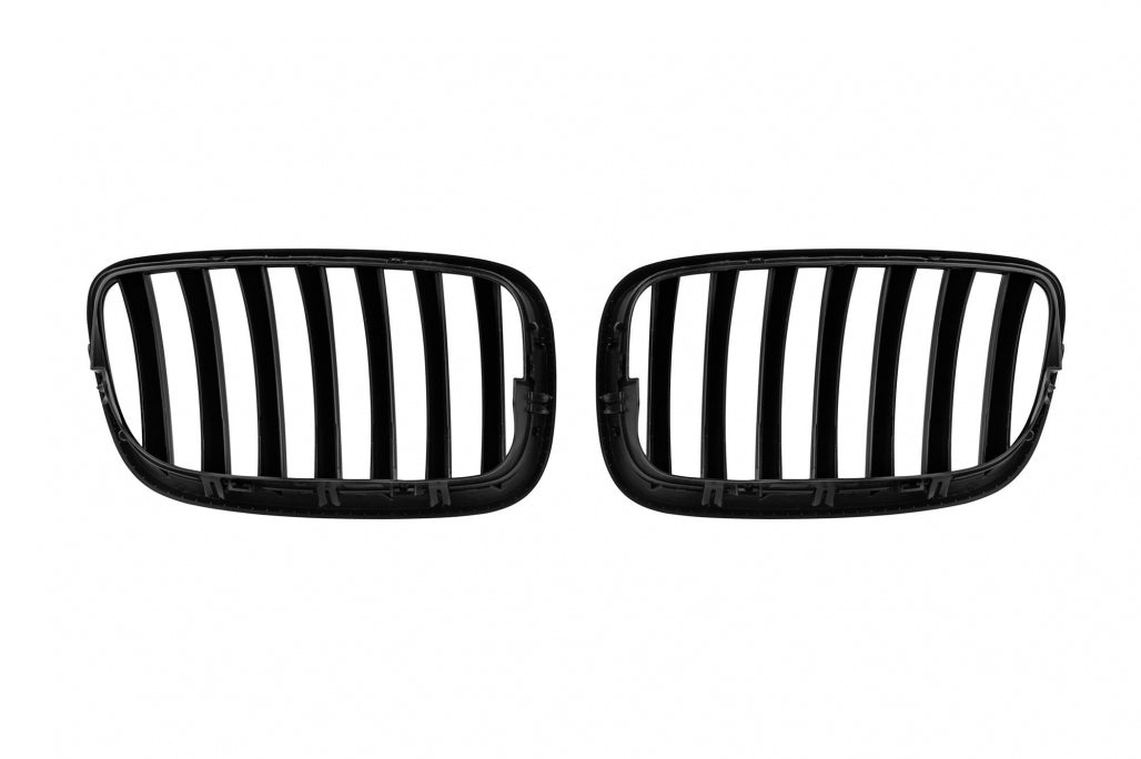 Kidney Grilles Matte Black for BMW X5 E70 (2007-2013) X6 E71 (2008-2011)