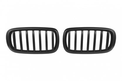 Kidney Grilles Matte Black for BMW X5 F15 (2013-2018) X6 F16 (2014-2019)
