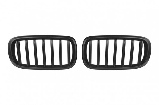 Kidney Grilles Matte Black for BMW X5 F15 (2013-2018) X6 F16 (2014-2019)
