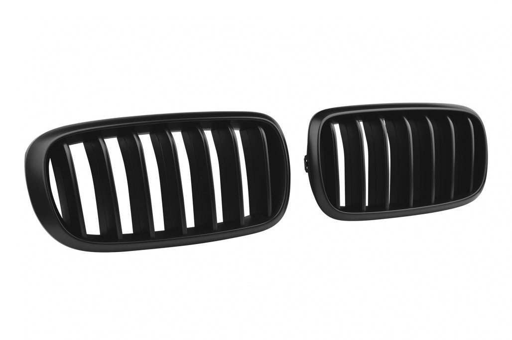 Kidney Grilles Matte Black for BMW X5 F15 (2013-2018) X6 F16 (2014-2019)
