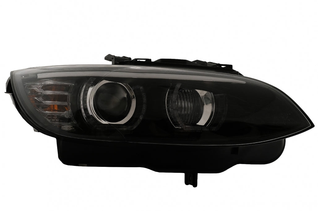 LED Angel Eyes Xenon Headlights Black for BMW 3 Series E92 E93 (2006–2010)