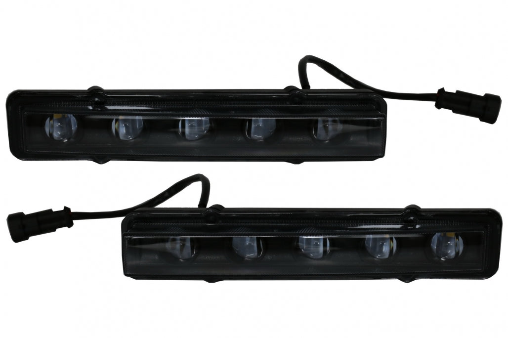 LED DRL Daytime Running Lights G65 Design Black for Mercedes G-Class W463 (1989–2012)