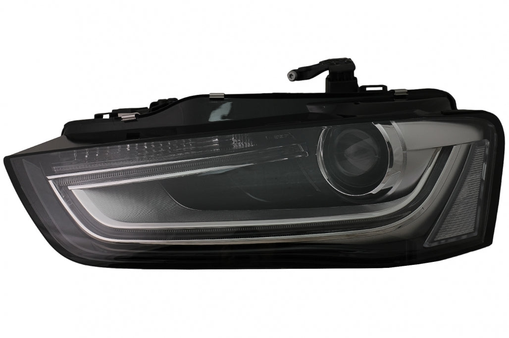 LED DRL Headlights Black for Audi A4 B8.5 Facelift Xenon (2012–2015)