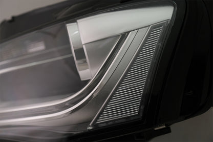 LED DRL Headlights Black for Audi A4 B8.5 Facelift Xenon (2012–2015)