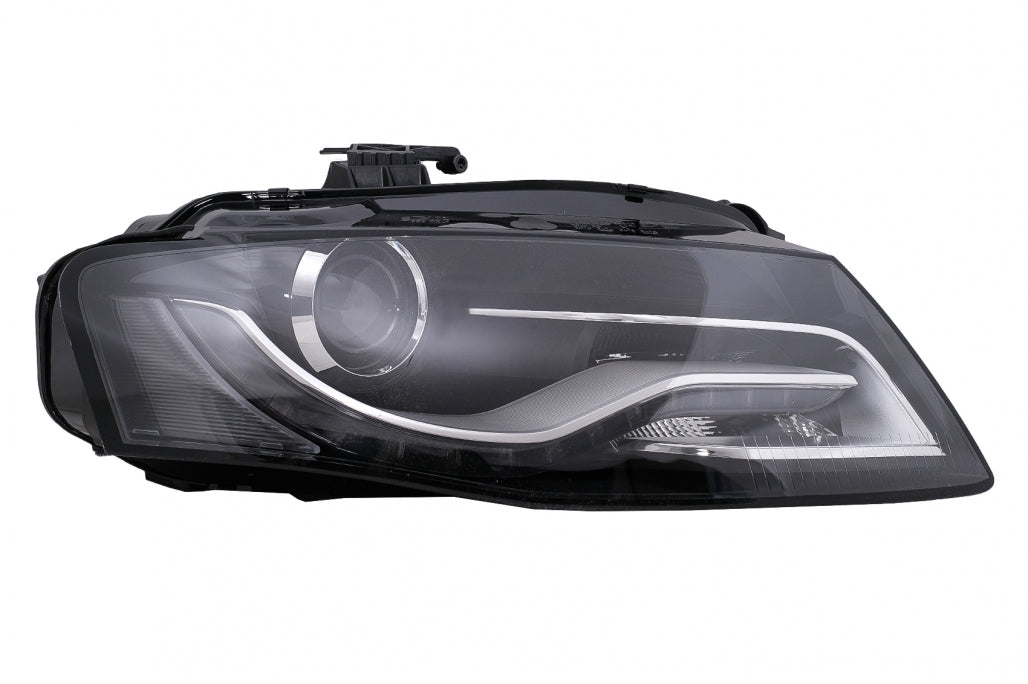 LED DRL Headlights Black for Audi A4 B8 8K Xenon LHD (2009–10.2011)