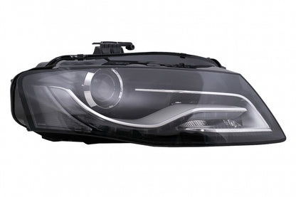 LED DRL Headlights Black for Audi A4 B8 8K Xenon LHD (2009–10.2011)